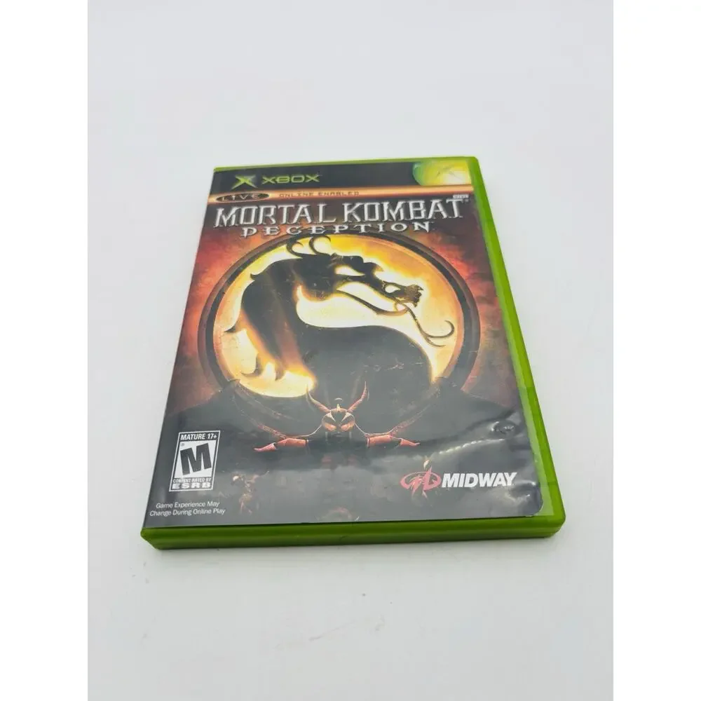 Mortal Kombat Deception (Microsoft Xbox, 2004) Complete CIB Tested Works VG